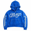 Blue “Impl6ment” Zip Up