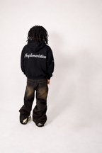 Black “Impl6ment” Zip Up