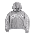Grey “Impl6ment” Zip Up